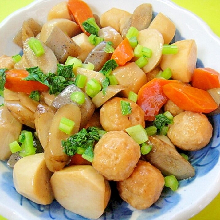 里芋とごぼう鶏団子こんにゃくの煮物 レシピ 作り方 By Mint74 楽天レシピ 里芋とごぼう鶏団子こんにゃくの煮物 レシピ 作り方 By Mint74 楽天レシピ